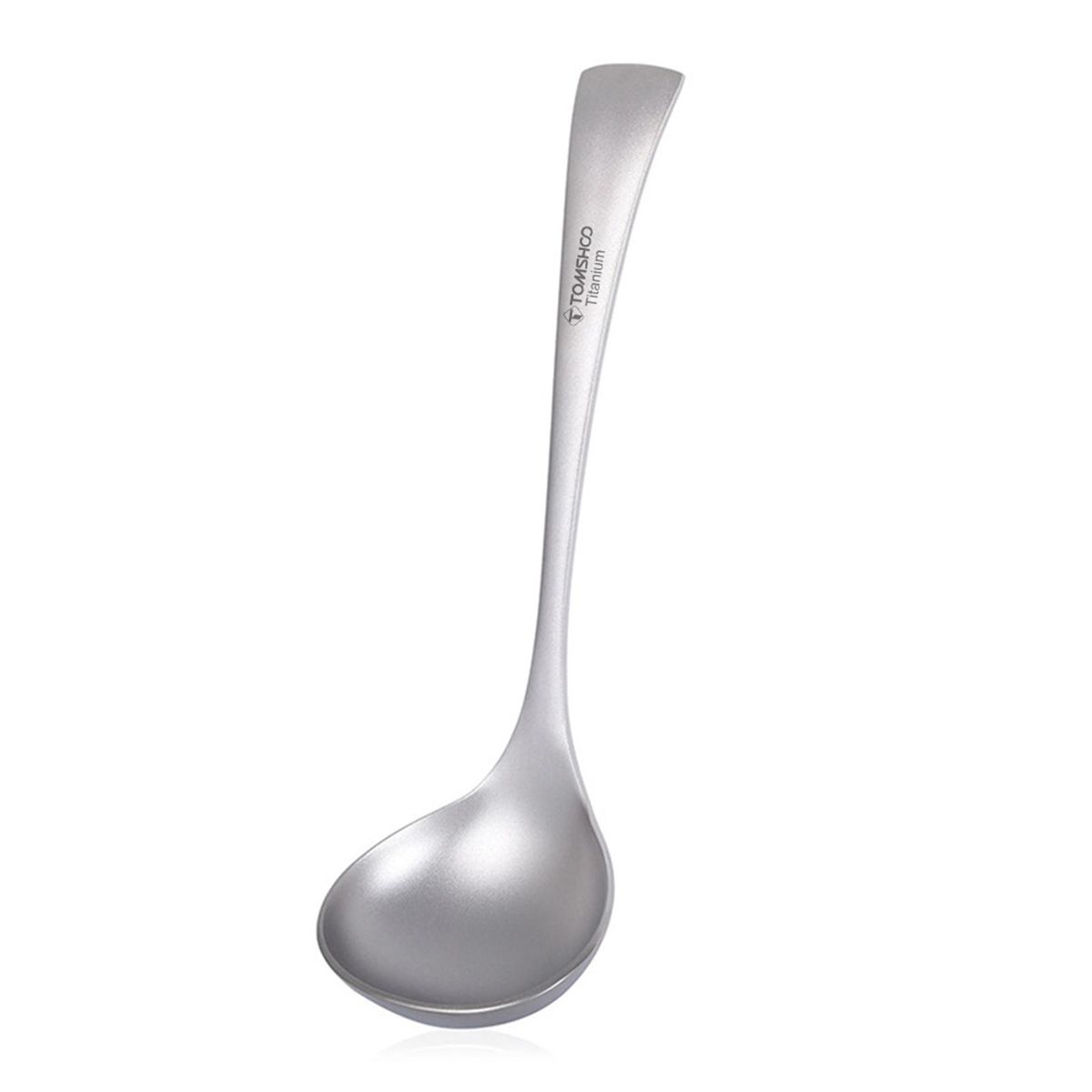 TOMSHOO Pure Titanium Long Handle Soup Spoon Outdoor Camping Household