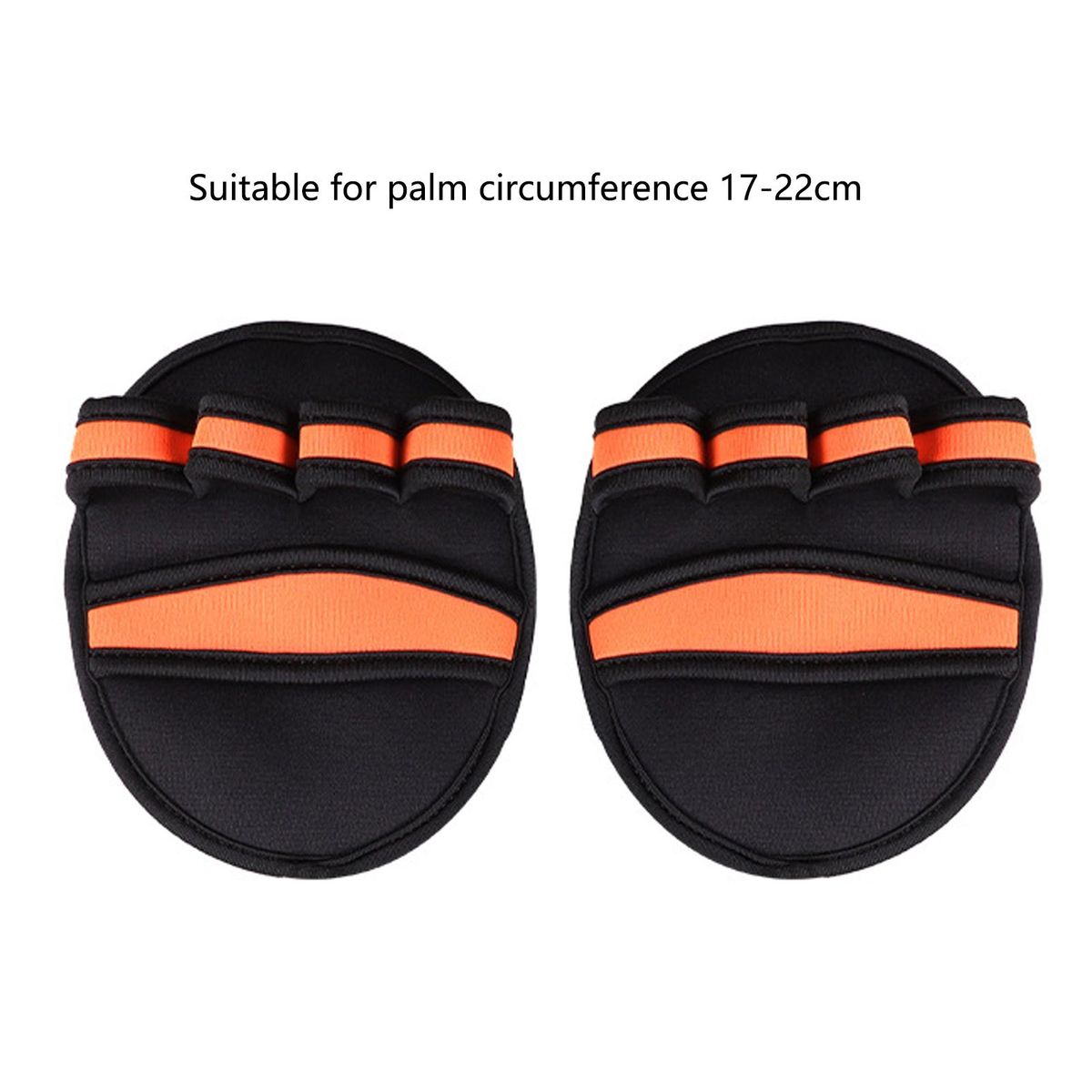 1 Pair Wristband Extended Palm Pads Sport Orange
