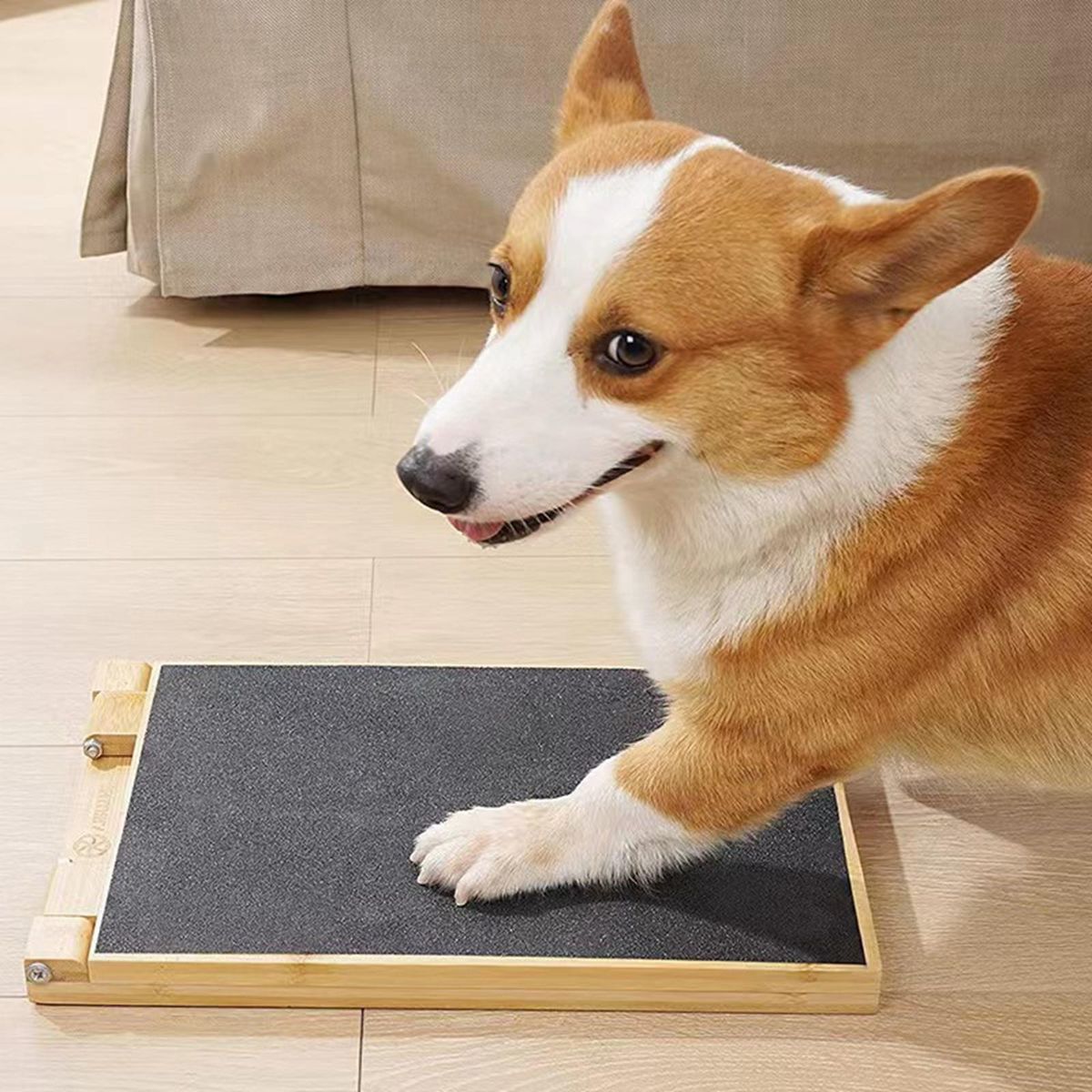 Dog Ramp Folding Easy Climbing Adjustable Height Nonslip For Bed Small