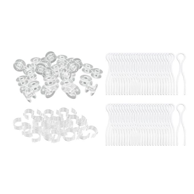 150Pcs Bobbin Holders Kit Sewing Thread Spools Clamps Multipurpose For