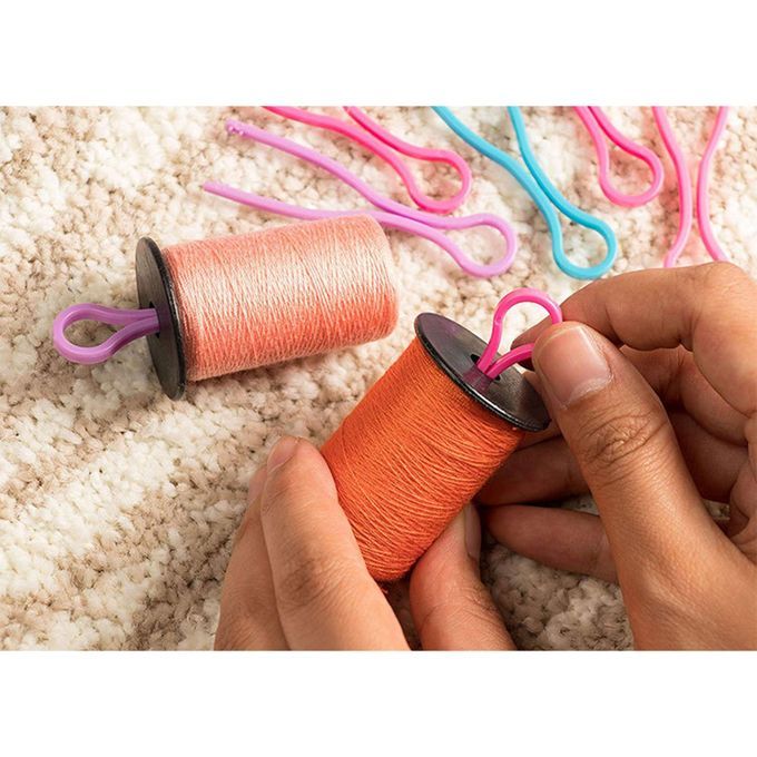 150Pcs Bobbin Holders Kit Sewing Thread Spools Clamps Multipurpose For