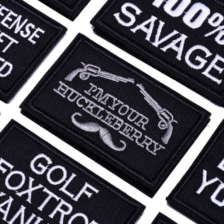 20 PCS / Set Armband English Letter Embroidery Banner
