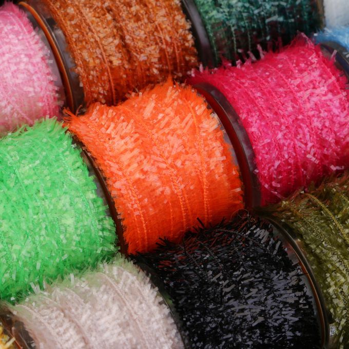 15 Rolls Fly  Tinsel Chenille Crystal Flash Line Fly Tying