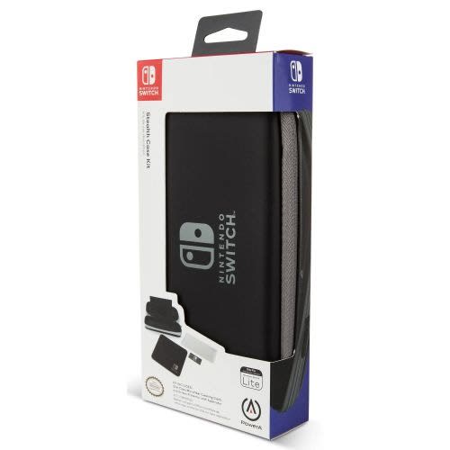 Switch Lite Carry Case + Screen Protector- Black