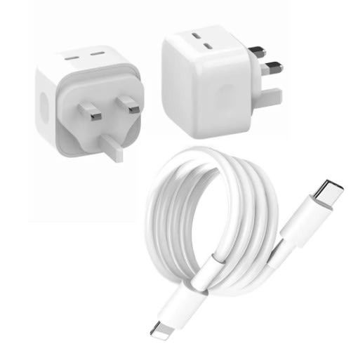 Dual USB C Port Wall Charger For iPhone - 35w
