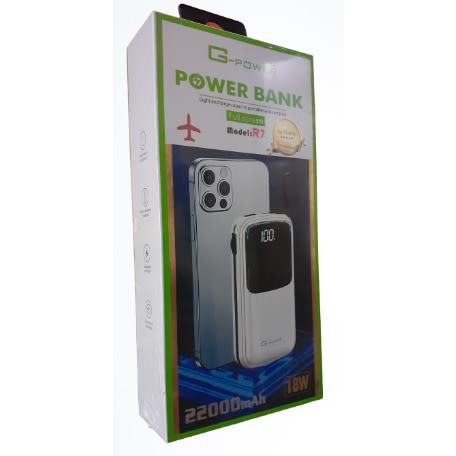 G-Power R7 Power Bank - 22000mAh -18W
