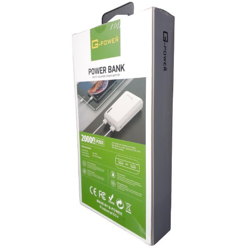 G-Power P200 Power Bank - 3a Fast Charging - 20000mAh