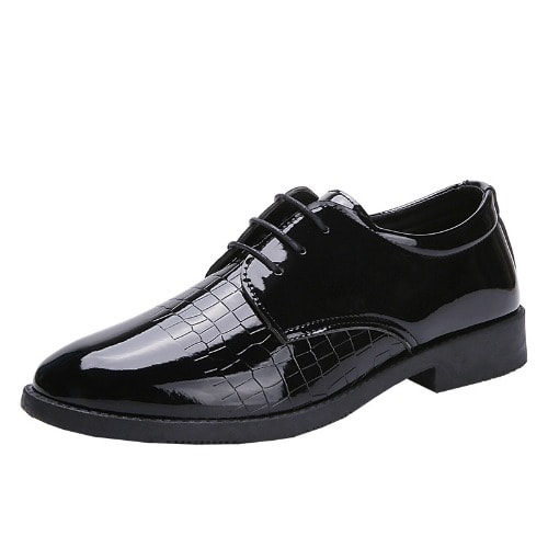 Men's Leather Formal Shoes - Black