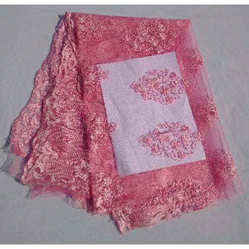 New French Lace - 4 Yards - Baby Pink