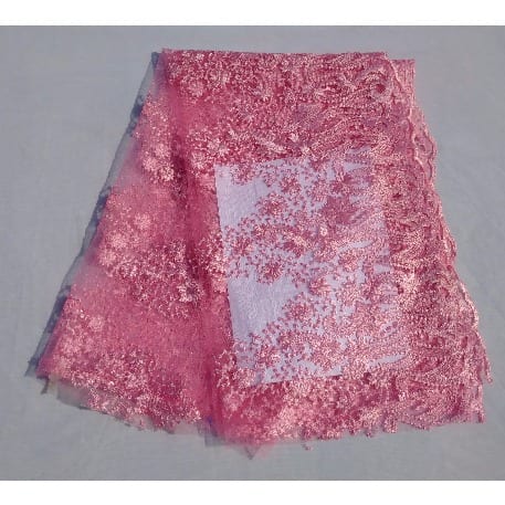 New French Lace - 4 Yards - Baby Pink