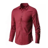 4pcs Corporate Cotton Longsleeve Shirt - White Wine Sky Blue Navy Blue