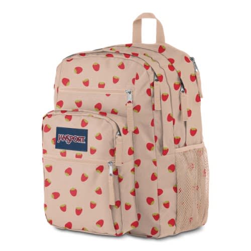 Big Student Backpack - Strawberry Shower