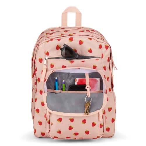 Big Student Backpack - Strawberry Shower