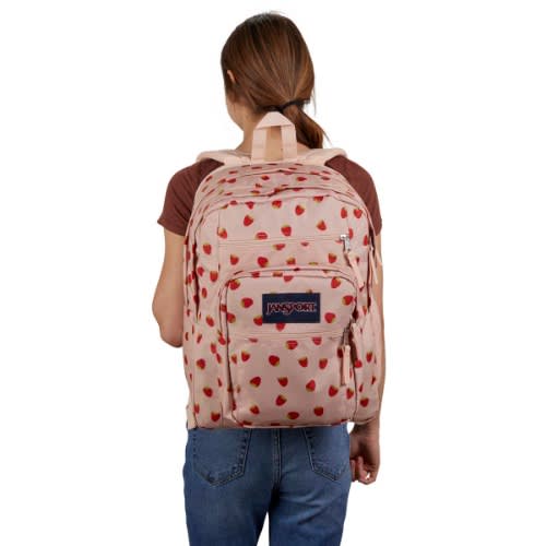 Big Student Backpack - Strawberry Shower