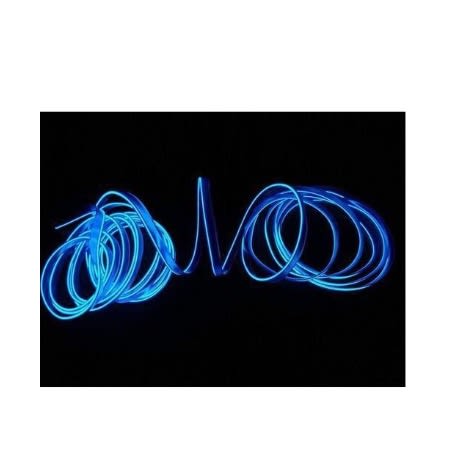 Neon El Wire For Car Interior/dashboard Bike Cosplay Blue LED -2m