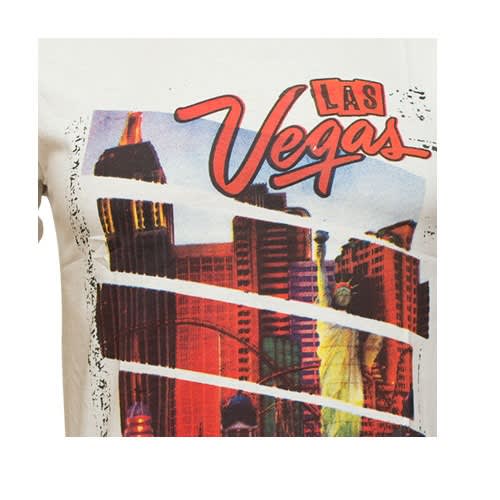Vegas Print T-shirt - White