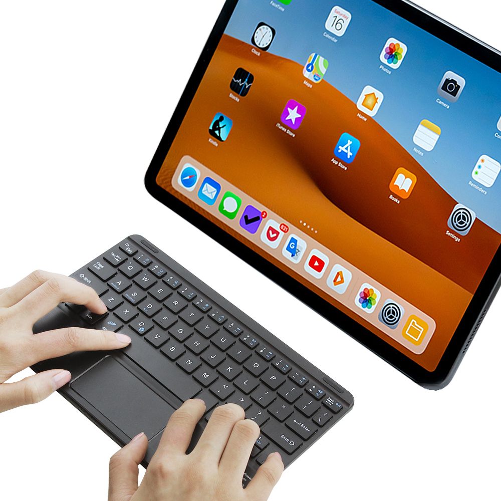Bluetooth Wireless Keyboard Touch Pad With Mouse Function
