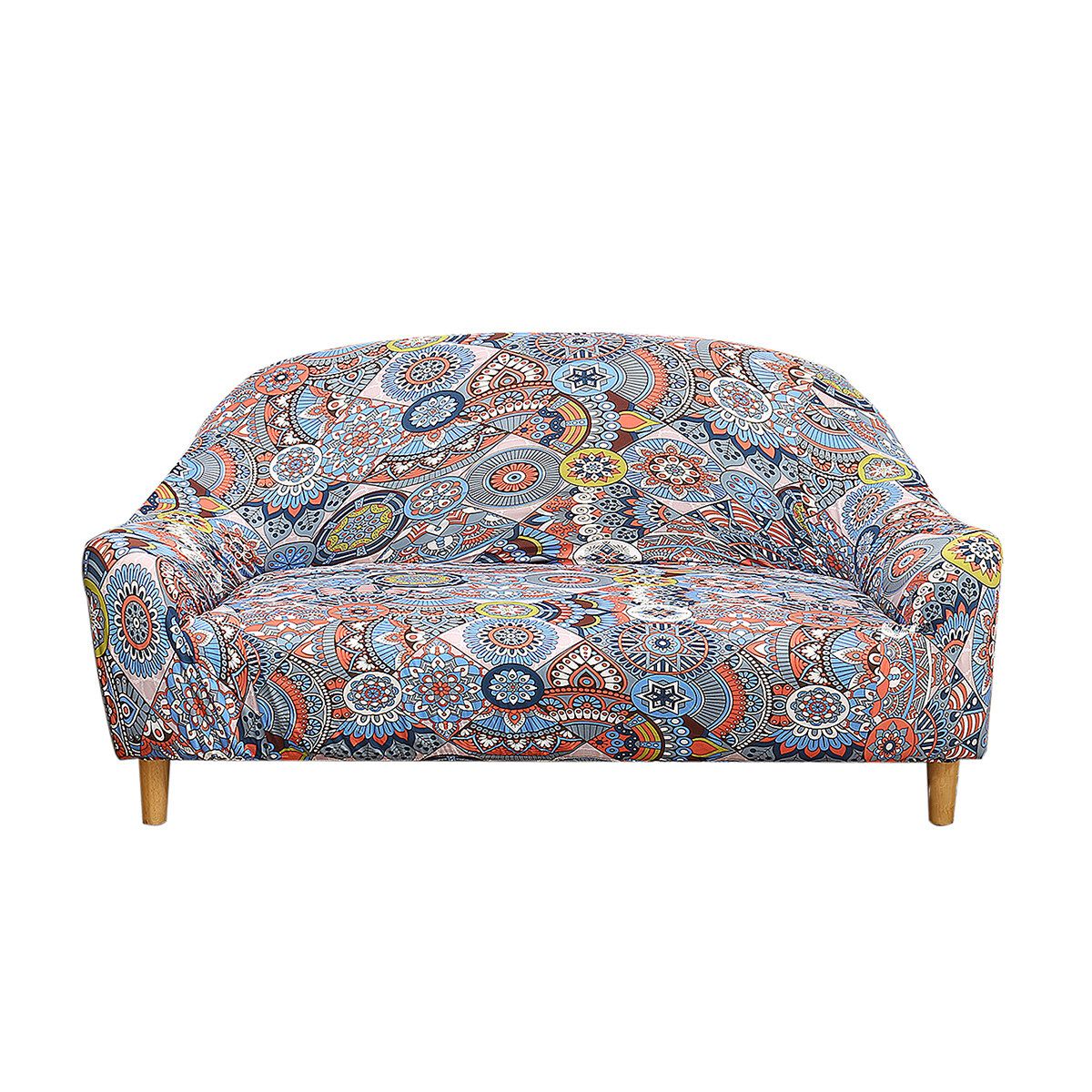 1/2/3/4 Seater Stretchable Sofa Slipcover Settee Cover Sofa Chair Protector Two Seat