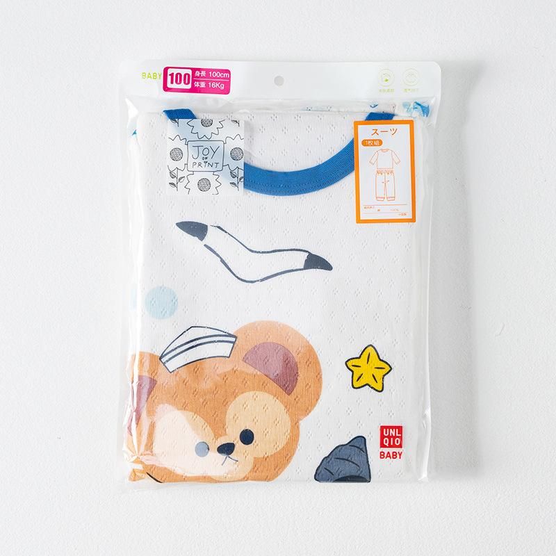 New Boys And Girls Baby Long-Sleeved Trousers Long John Home Wear Mesh Cotton Suit 6 Color
