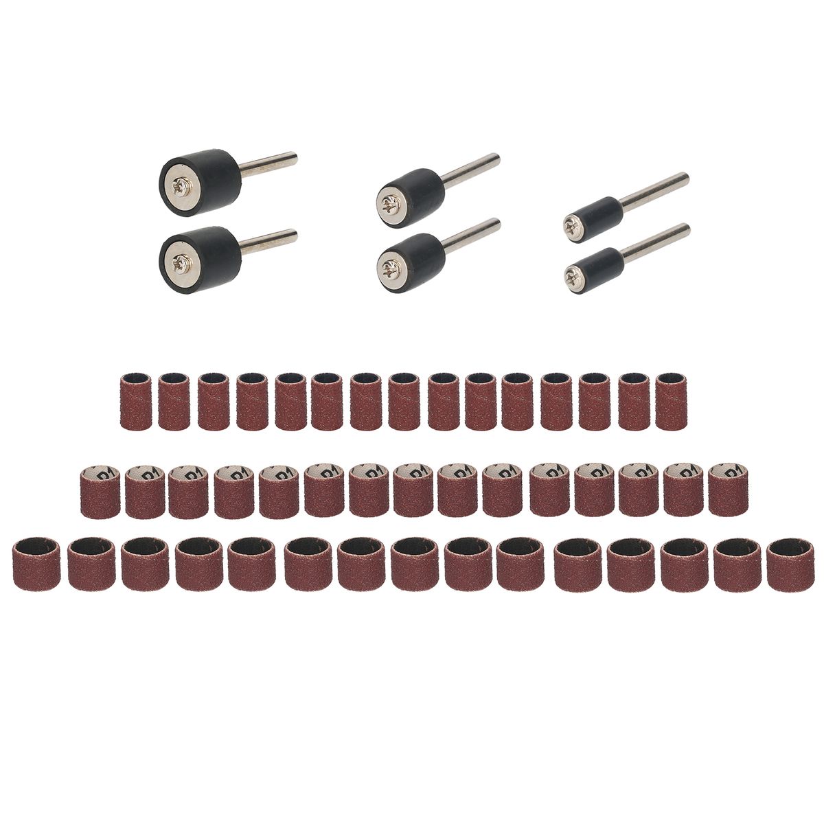51 PCS Sanding Drum Kit For Power Rotaty Tool Includes 45