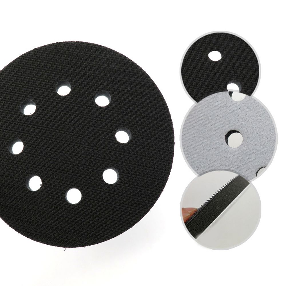 5 Inch 8-Hole Soft Sponge Interface Pad For Sanding Pads