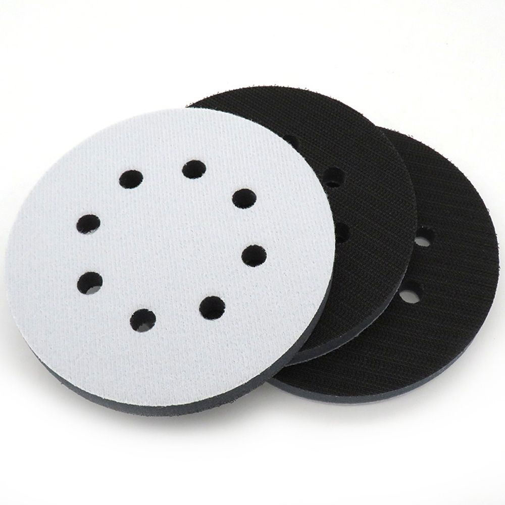 5 Inch 8-Hole Soft Sponge Interface Pad For Sanding Pads