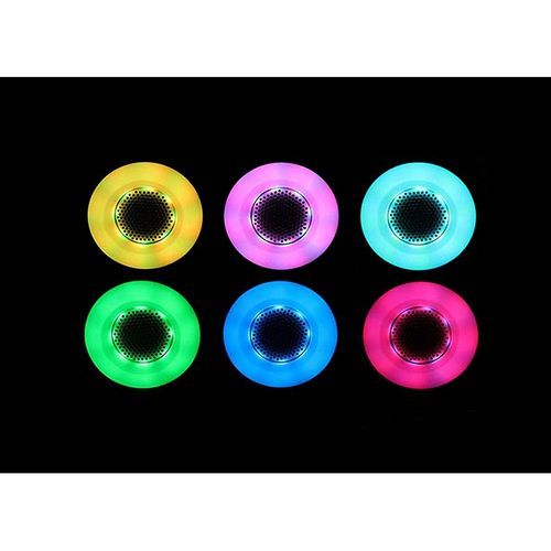 Bluetooth Smart LED Color Changing Light Lamp Bulb With Speaker(White) HT-S
