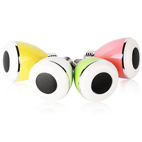 Bluetooth Smart LED Color Changing Light Lamp Bulb With Speaker(White) HT-S