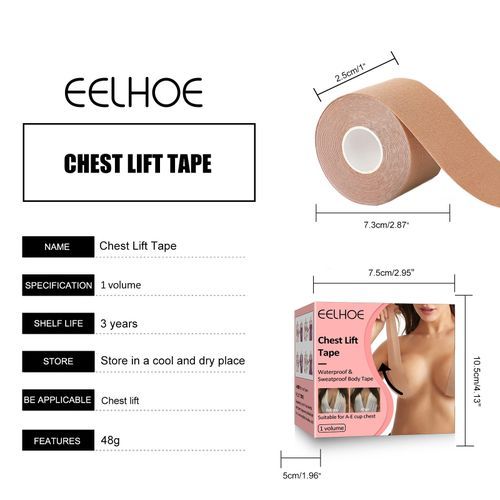 Push Up Bra, Breast Tape, Booby Tape 5cm*5m