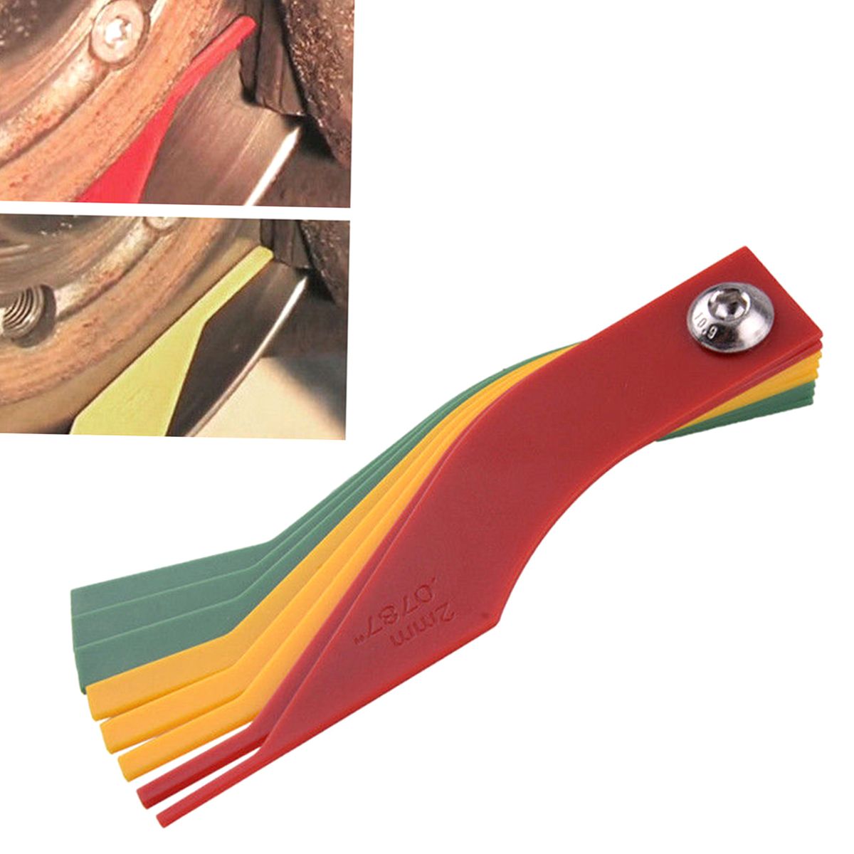 8-in-1 Thickness Gauge Measure Ruler Tool Automotive Brake