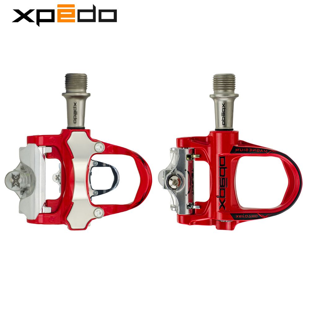 Wellgo Xpedo XRF07MC Magnesium Alloy Body Triple Cartridge Bearings Road Bike Clipless Self Locking