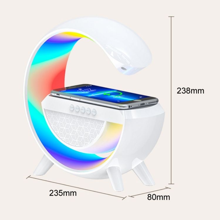 DH001 Smart Wireless Charging Ambient Light Bluetooth Speake