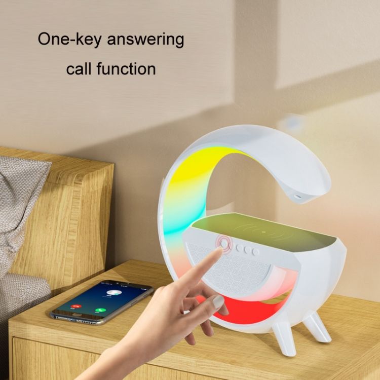 DH001 Smart Wireless Charging Ambient Light Bluetooth Speake