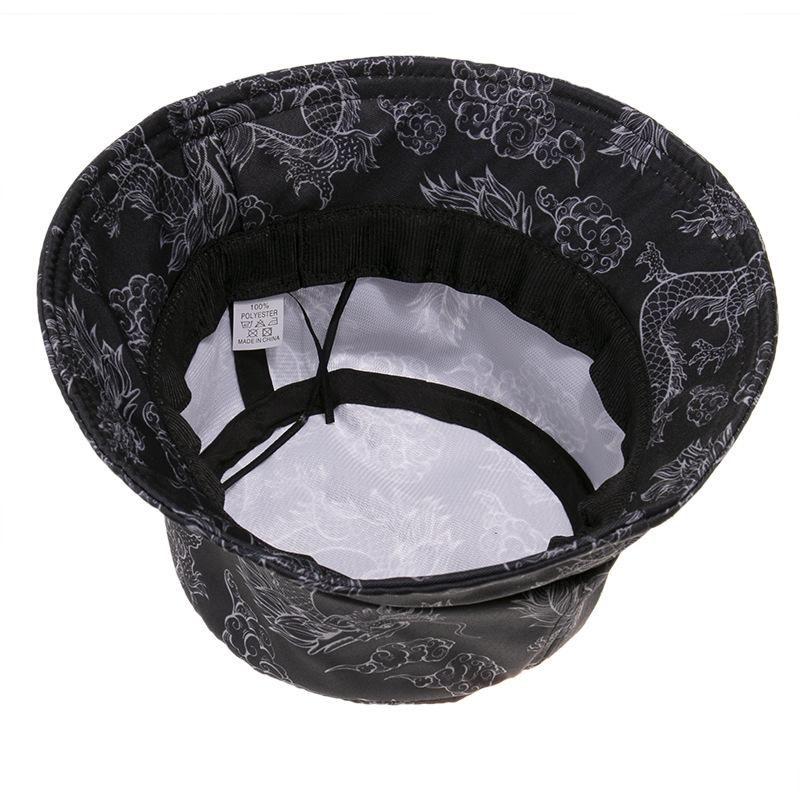 1PC Colorful Print Bucket Hat - Butterfly-dragon