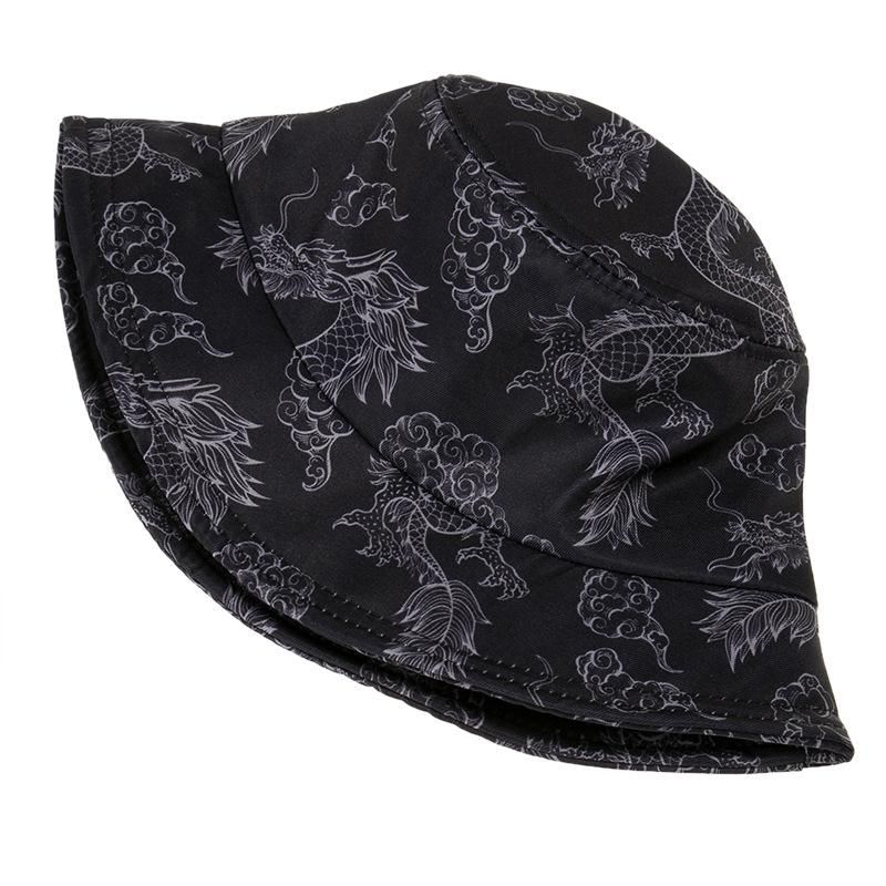 1PC Colorful Print Bucket Hat - Butterfly-dragon