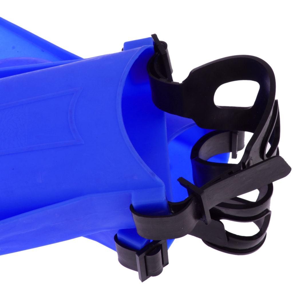 Adults Adjustable Flippers Swimming Diving Flippers L Blue