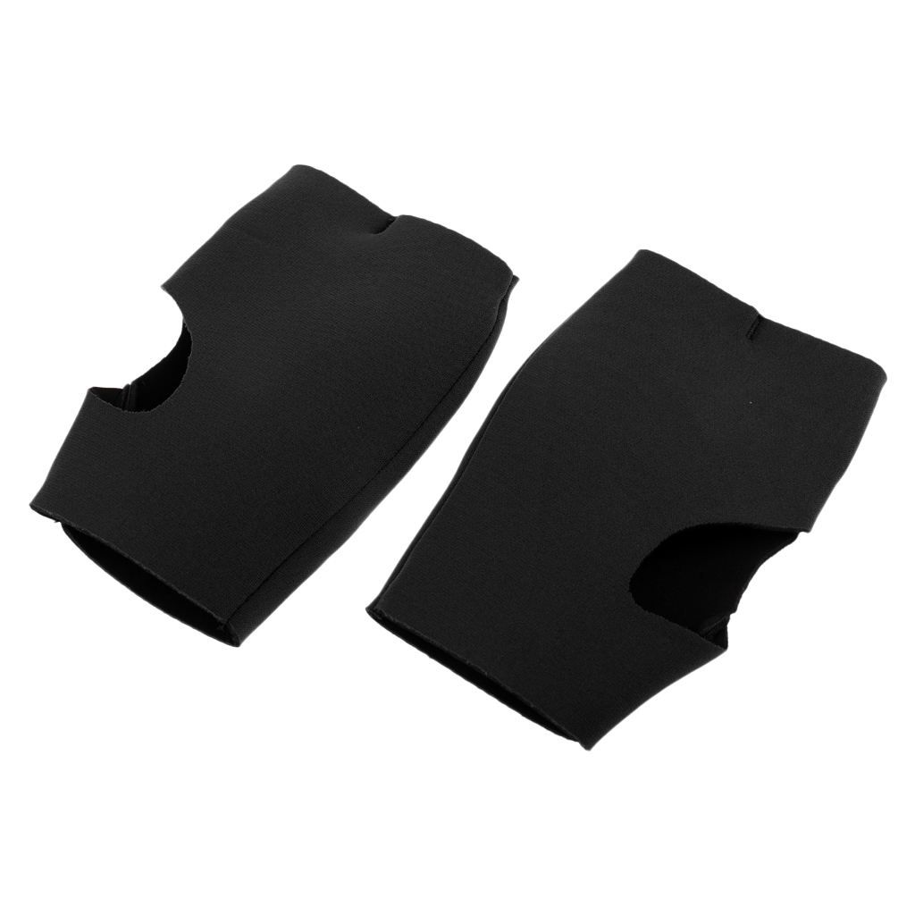 Warm 2mm Neoprene Kayak Paddling Palm Gloves Water  Black