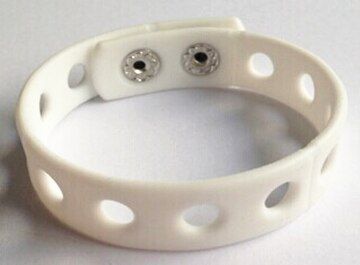 5pcs High Quality Soft Silicone Wristbands For Shoe Charms