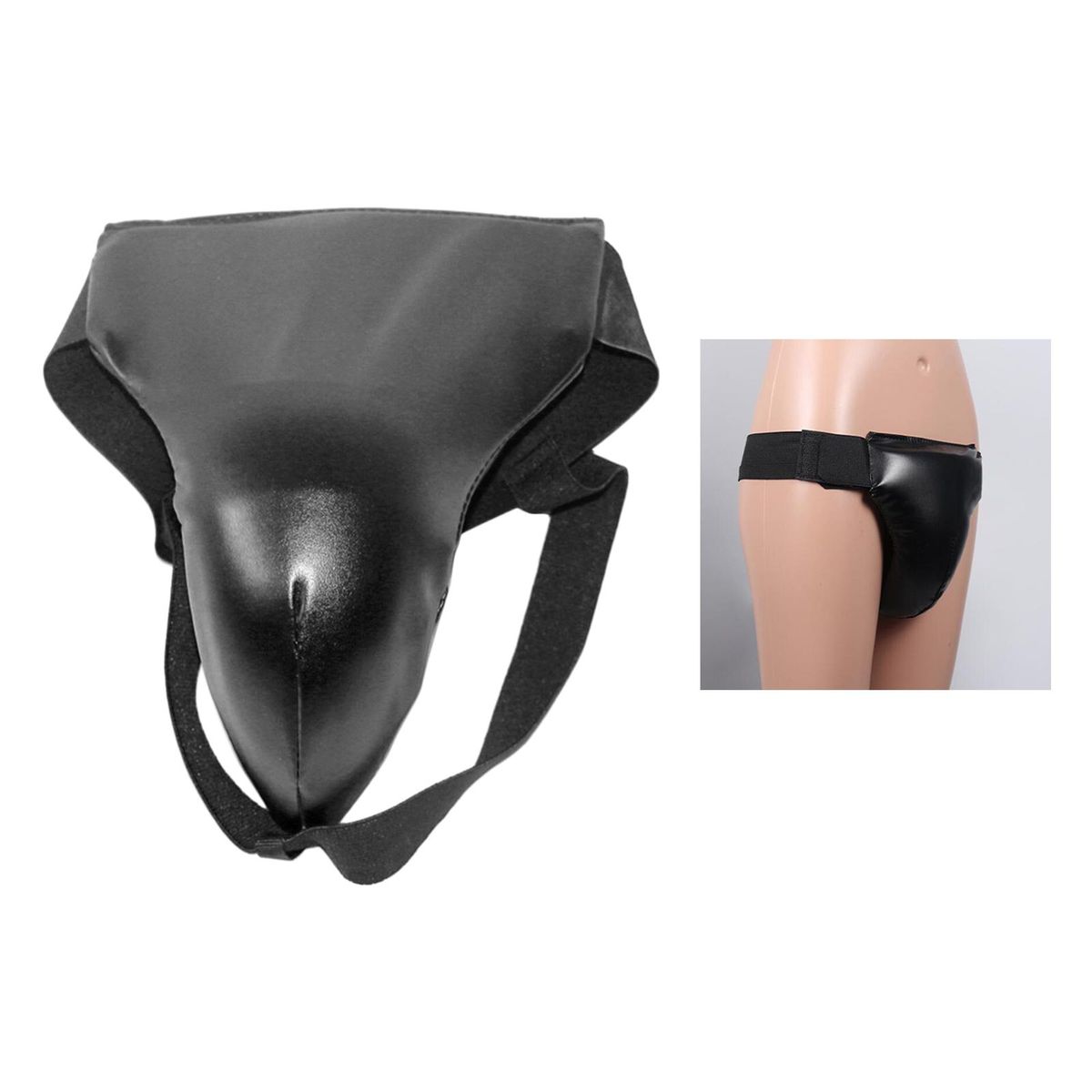 Taekwondo  Jockstrap Groin Protector L Black