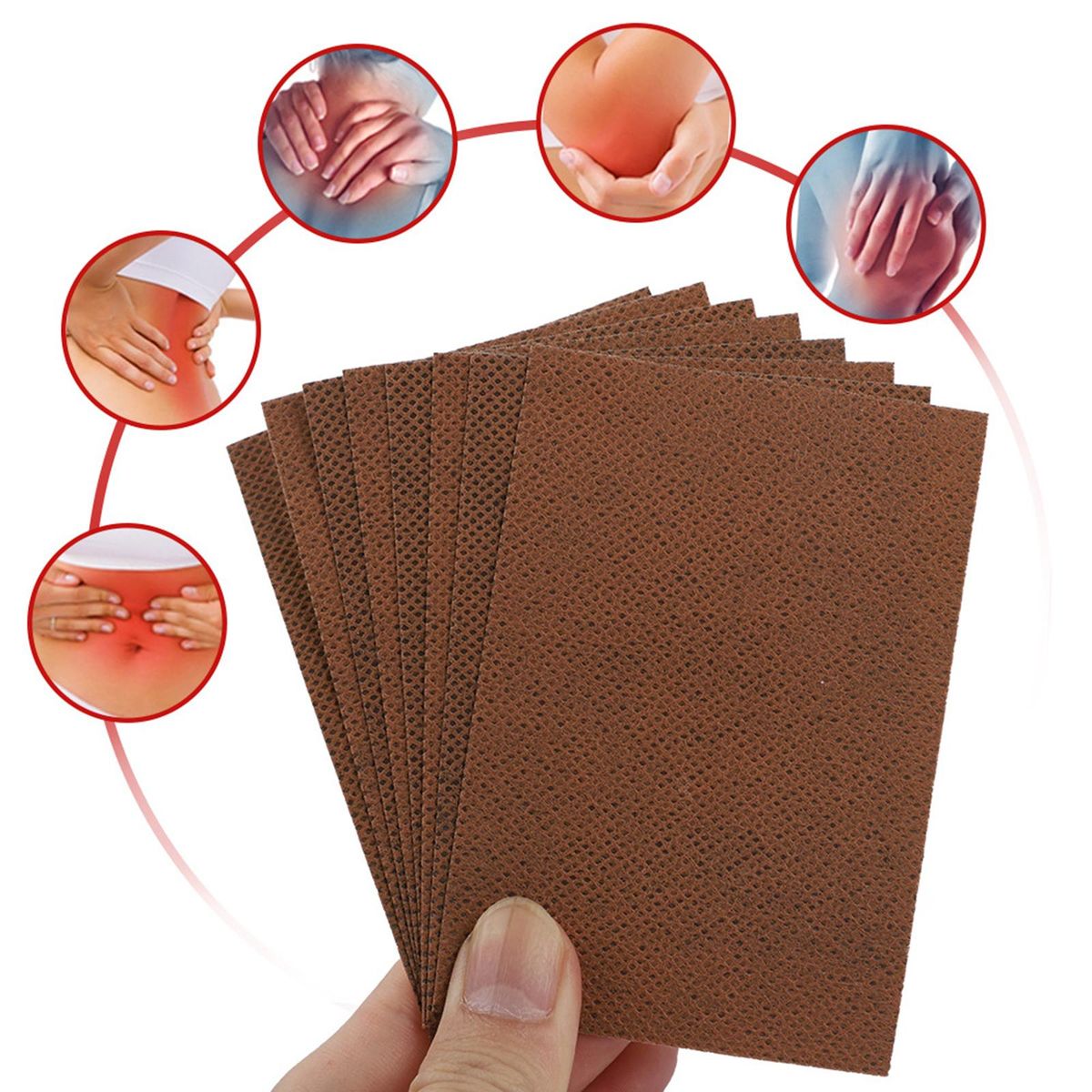 Sumifun 8 Patches Pain Relief Patch Chinese Medicine Plaster for Joint Pain Relief Muscle Soreness Body Fatigue Stiff Neck Shoulder Lower Backache