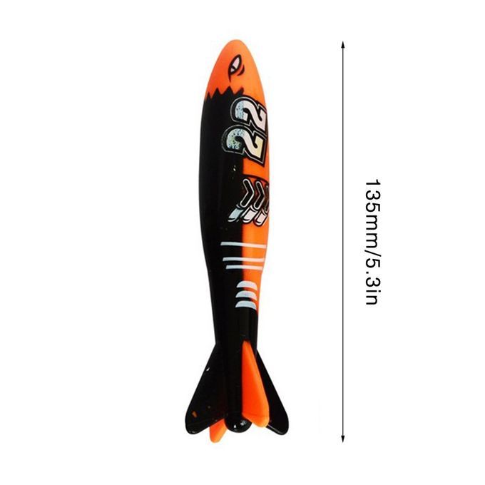 4Pcs/Set Diving Torpedo Underwater Swimming Playing Toy Sport Training Tool