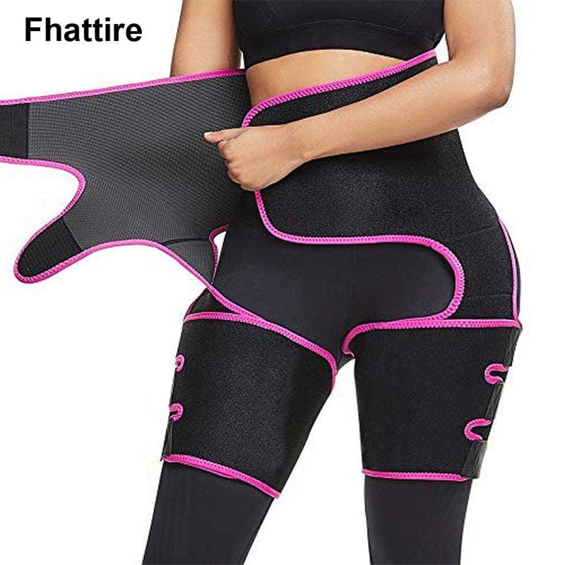 3 In 1 Women Leg Shaper For Women Fat Burner Shapewear Body Shaper Belt Wraps Ultra Sweat Warmers Slimmer Arm Leg Trimmers Wraps