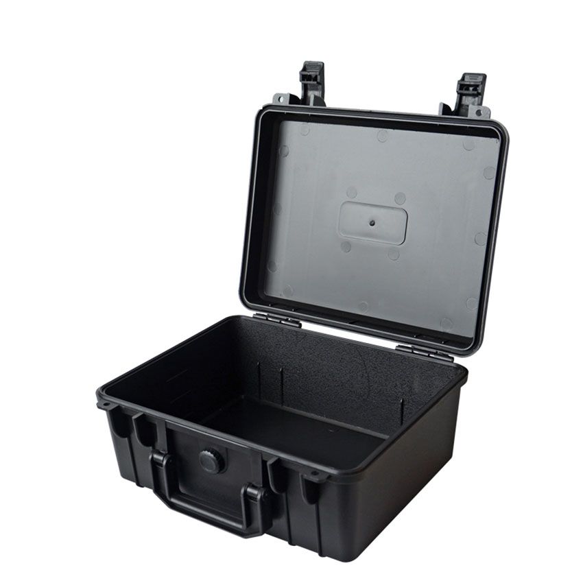 Plastic Tool Box With Handle, Locking Lid, Empty Box Pearl