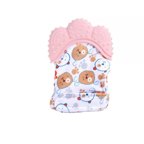 Baby Glove Teether - Pink