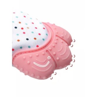 Baby Glove Teether - Pink