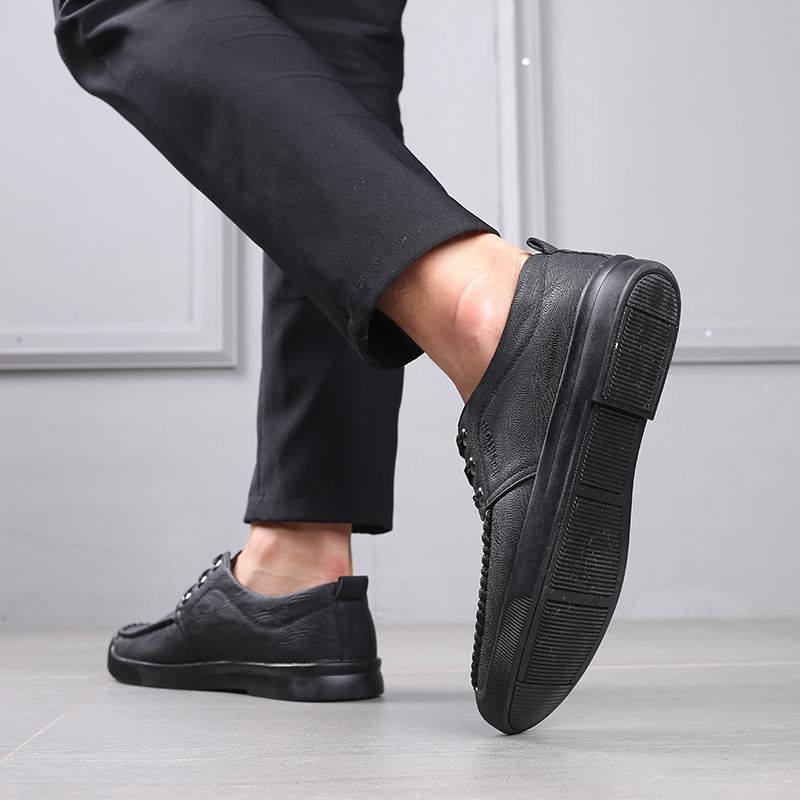 Mens Business Shoes Office Formal Shoes Dress Footwear-Black