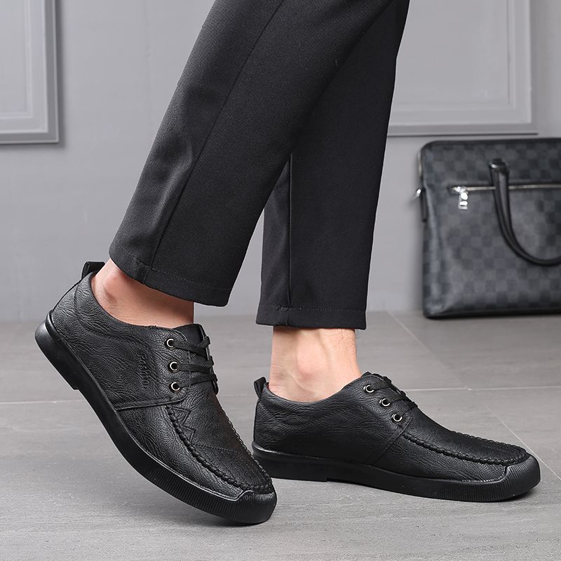 Mens Business Shoes Office Formal Shoes Dress Footwear-Black