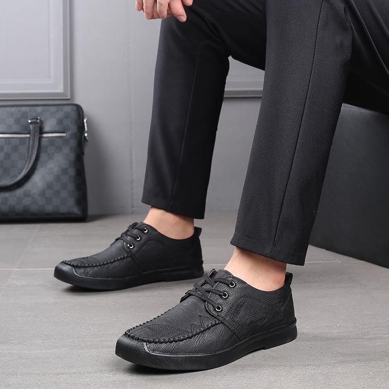 Mens Business Shoes Office Formal Shoes Dress Footwear-Black