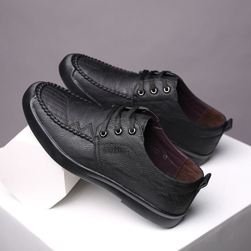 Mens Business Shoes Office Formal Shoes Dress Footwear-Black