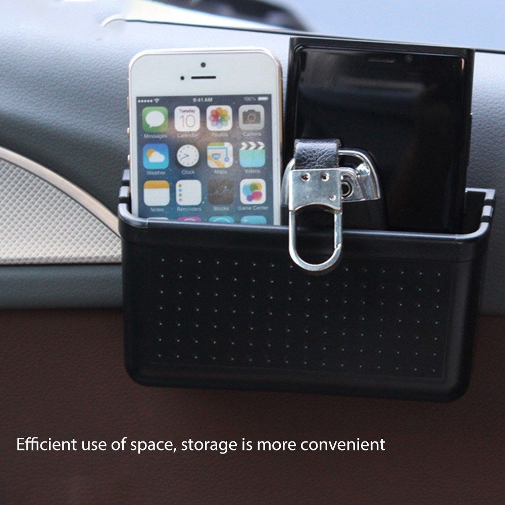 Car Storage Box Organizer Pocket Console Organizer Storage